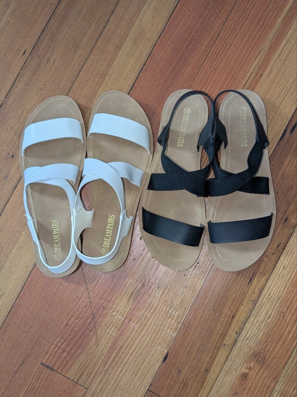 DREAM PAIRS - SIZE 10 BLACK & WHITE - Picture 2 of 15